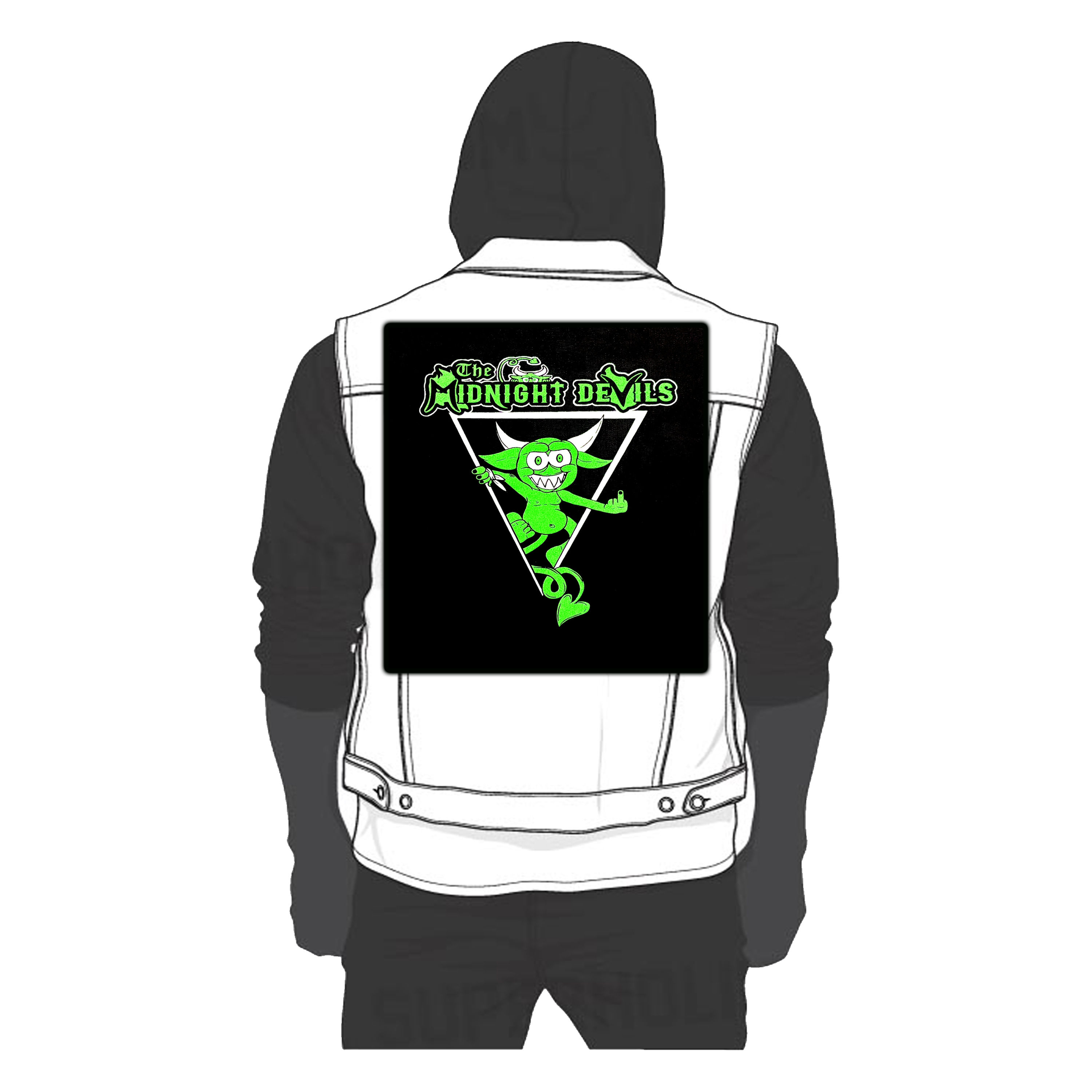 The Midnight Devils -13"x15" Back Patch