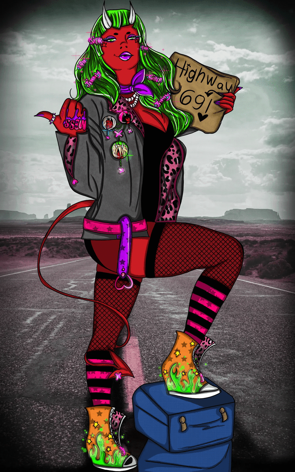 The Midnight Devils - Hwy 69 Single Art.gif