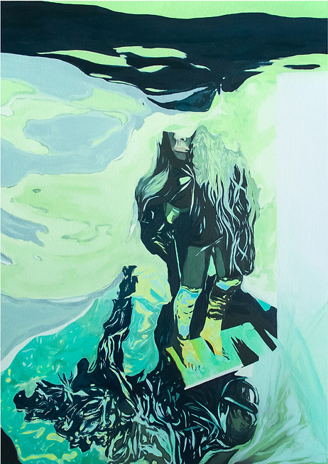 Contemporary drawing, contemporary painting, Kristian Day, Abstracted Figuration, Figurative Painting, Solo exhibition, Memory landscape, Art collector, Malarstwo współczesne, Polish painter, Polish artist, Sztuka współczesna, Art gallery, Oil painting, Contemporary art, Art residency, Emerging artist, UK art scene, Contemporary exhibition, UK Art gallery, A Mountain Too Has Its Thoughts