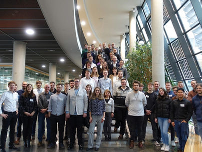 Gruppenbild im Zuge eines Förderungsprojekts