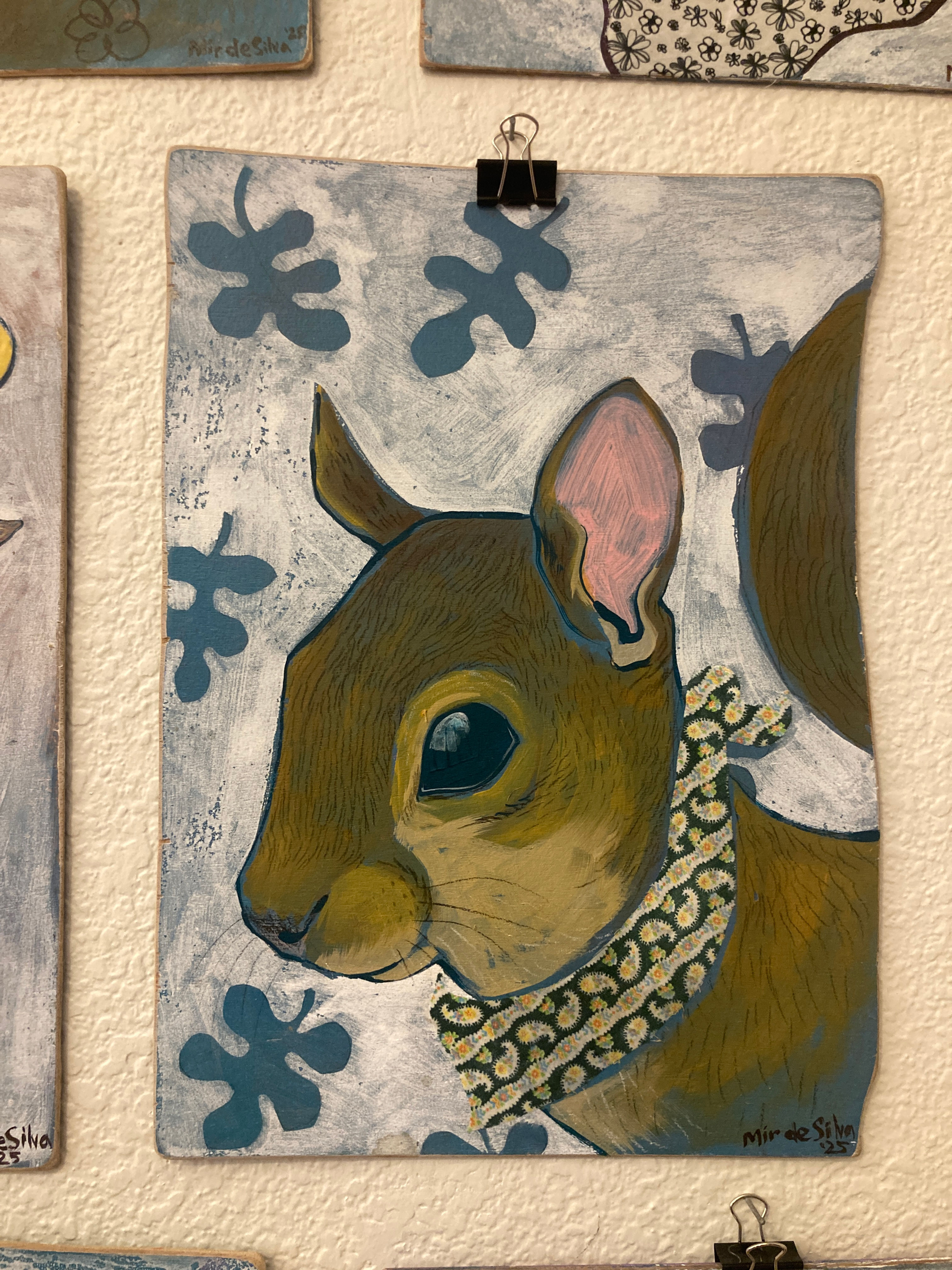 Just a little guy - 11" x 14" on wo