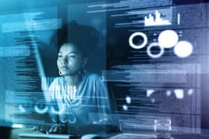 Students and teachers at awards ceremony