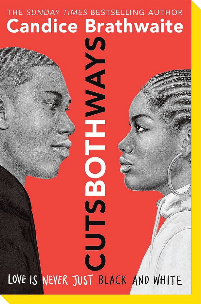 Book cover of 'cuts both ways' by author Candice Brathwaite