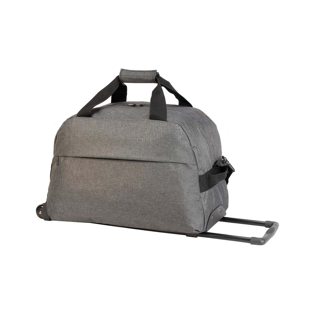 תיק נסיעות טרולי בייג'ין אפור מלאנז'