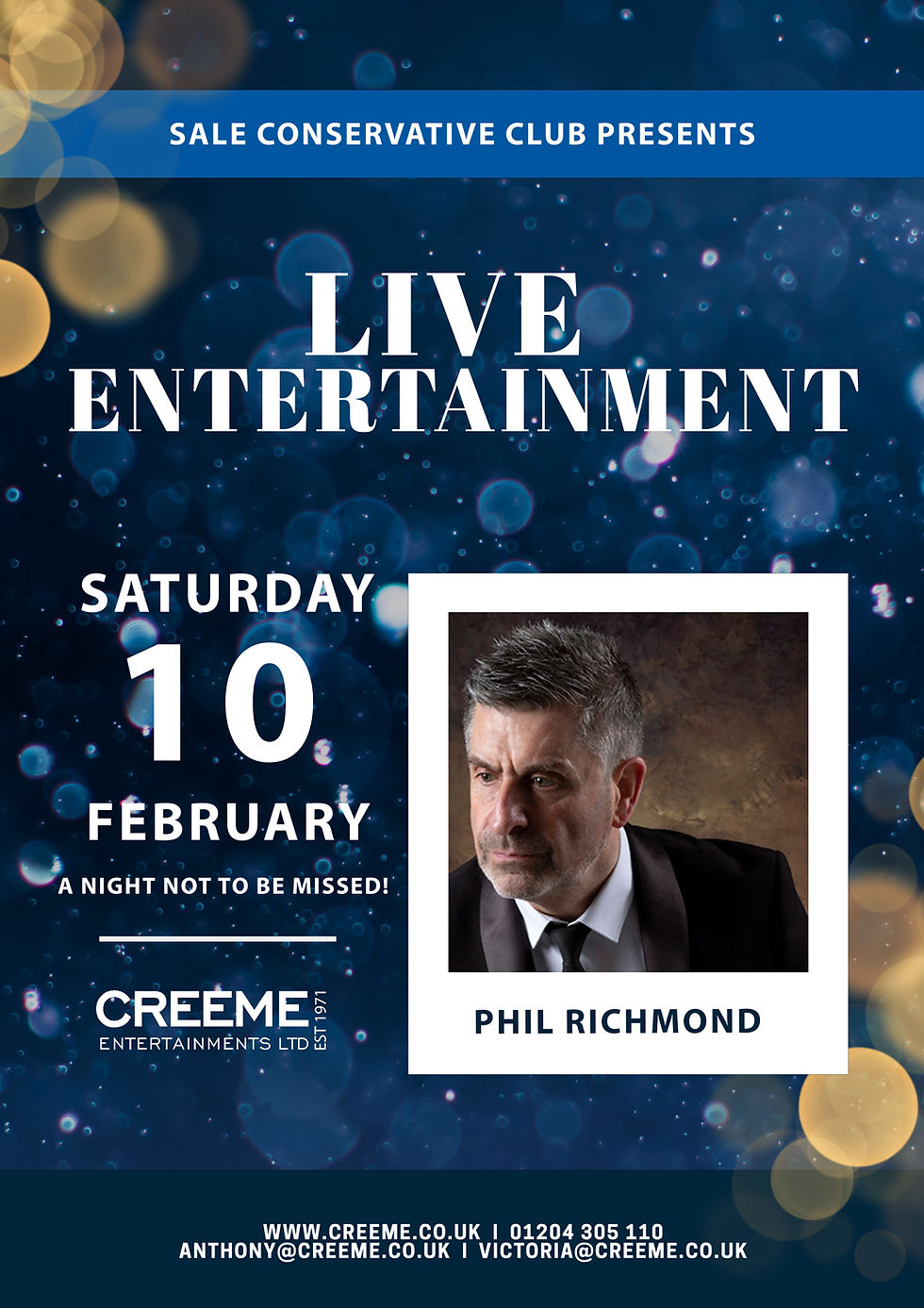 Live Entertainment with Phil Richmond