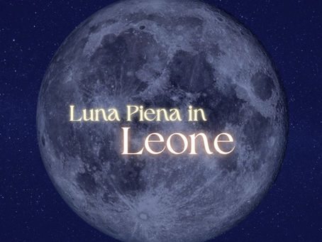 Luna Piena in Leone