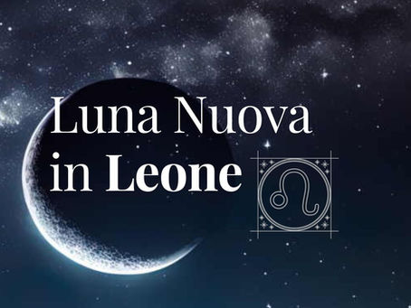 luna nuova in leone