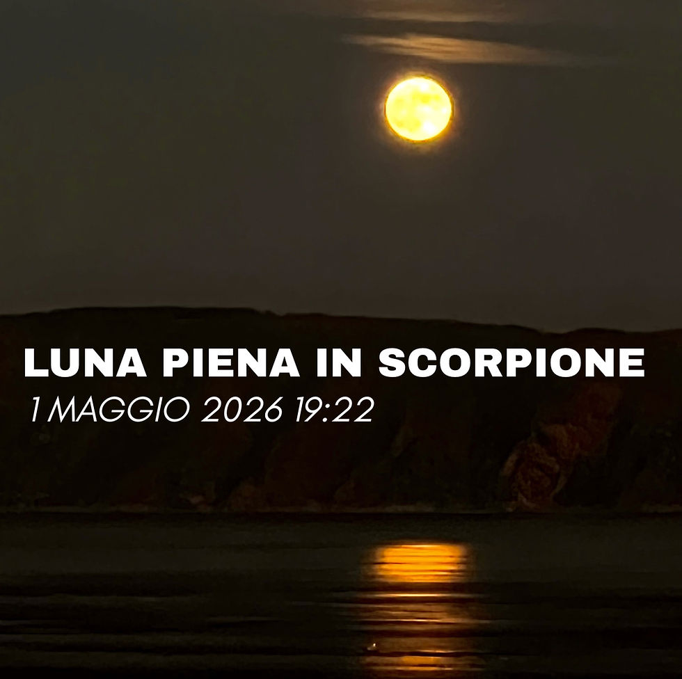 Luna Piena in Scorpione