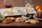 Cheeseboard with wine