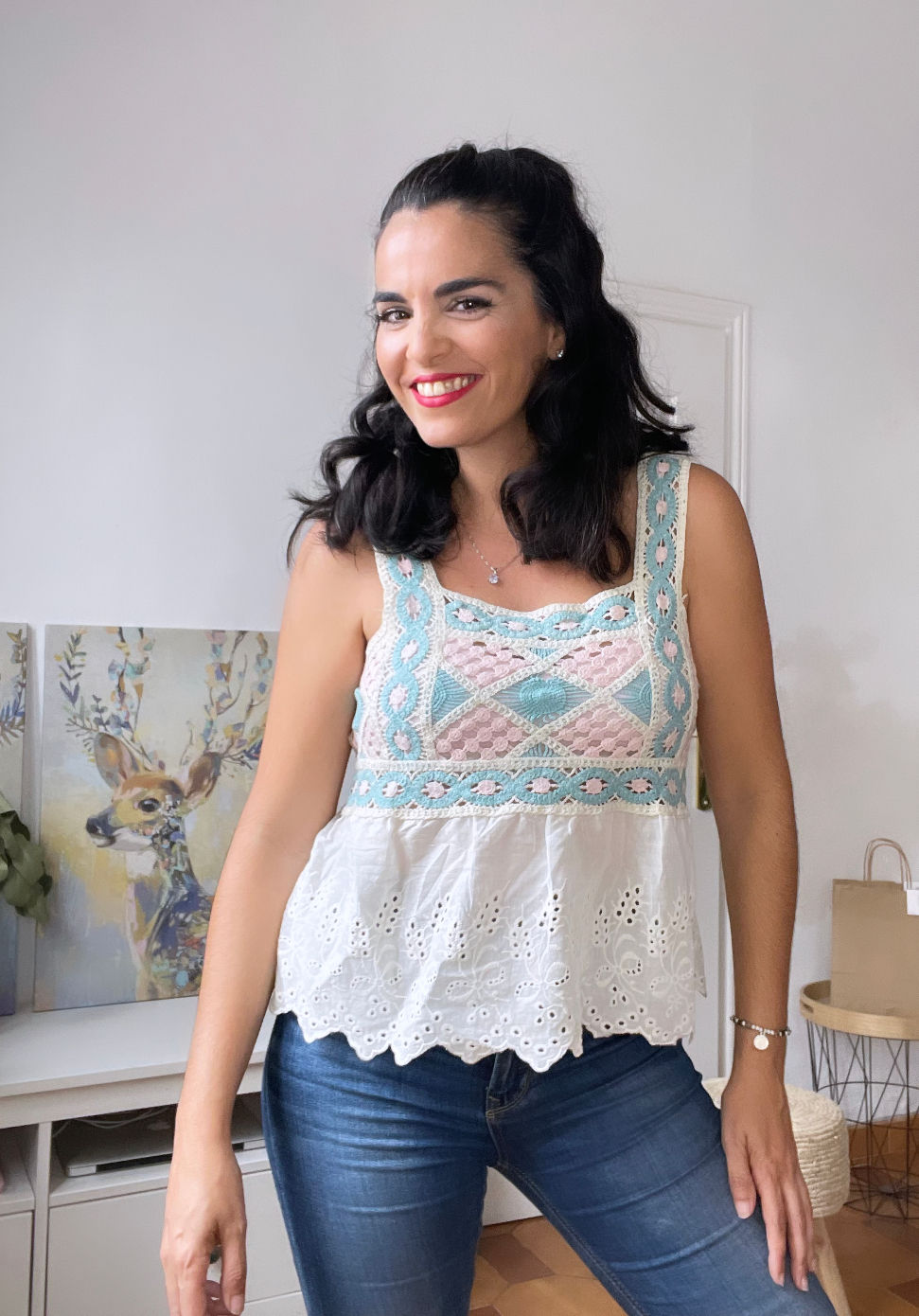 Miniatura: Top Crochet Cielo