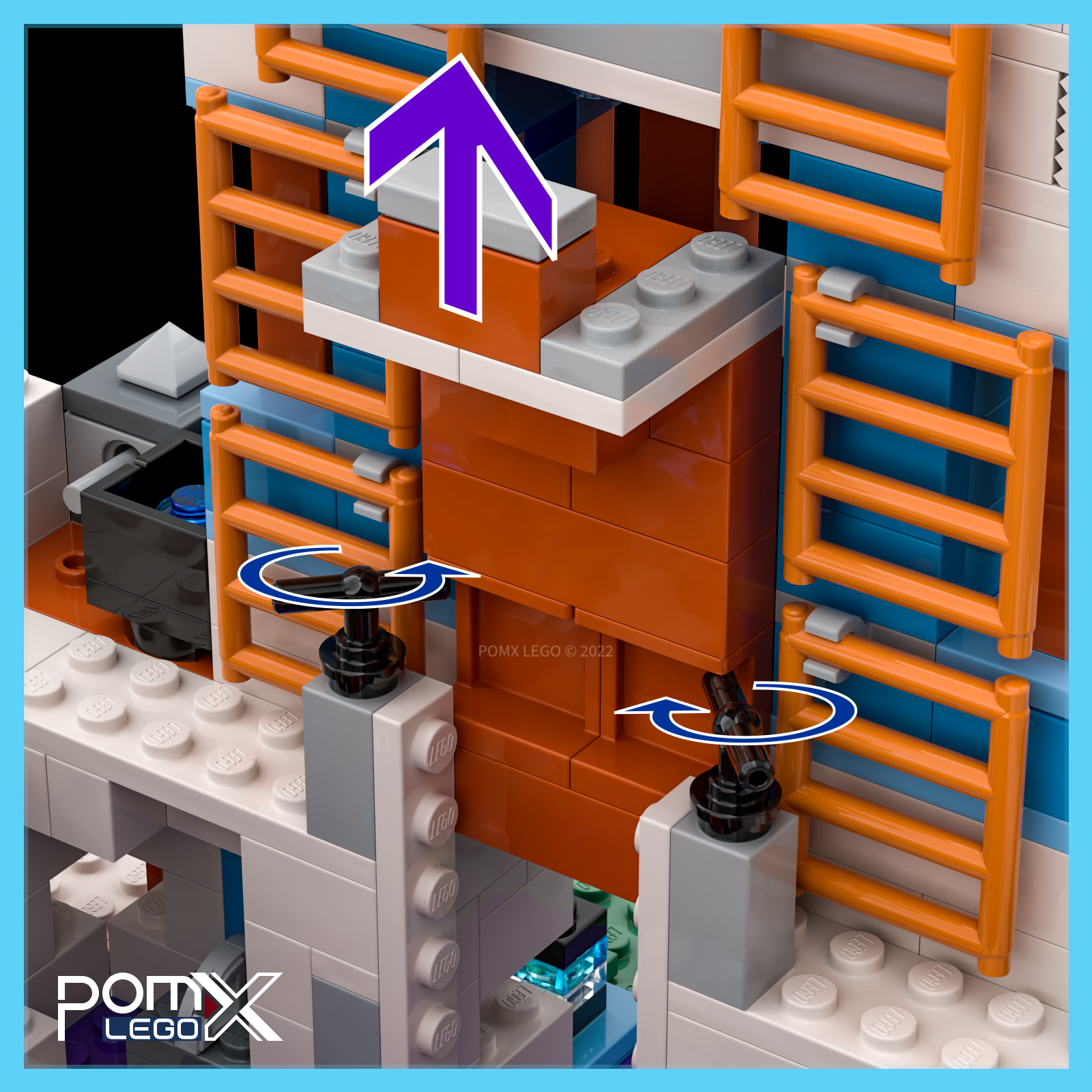 LEGO MOC-123609 The Ice Castle X2 by pomx | Rebrickable - Build
