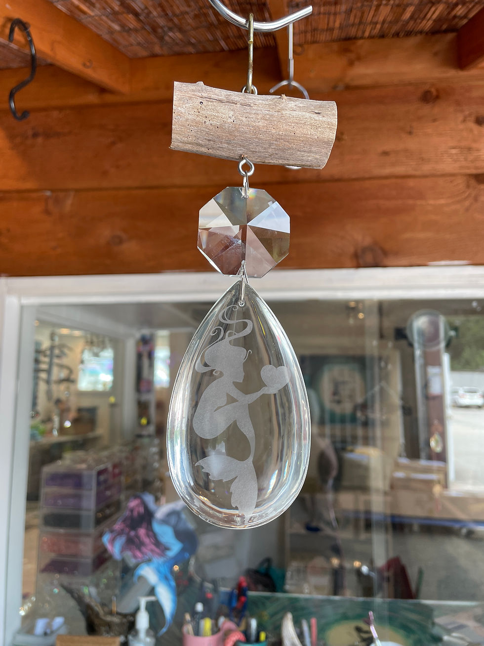 Thumbnail: Mermaid Heart Suncatcher