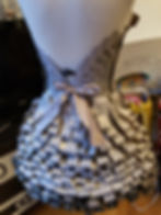 Recycled Material Bustle