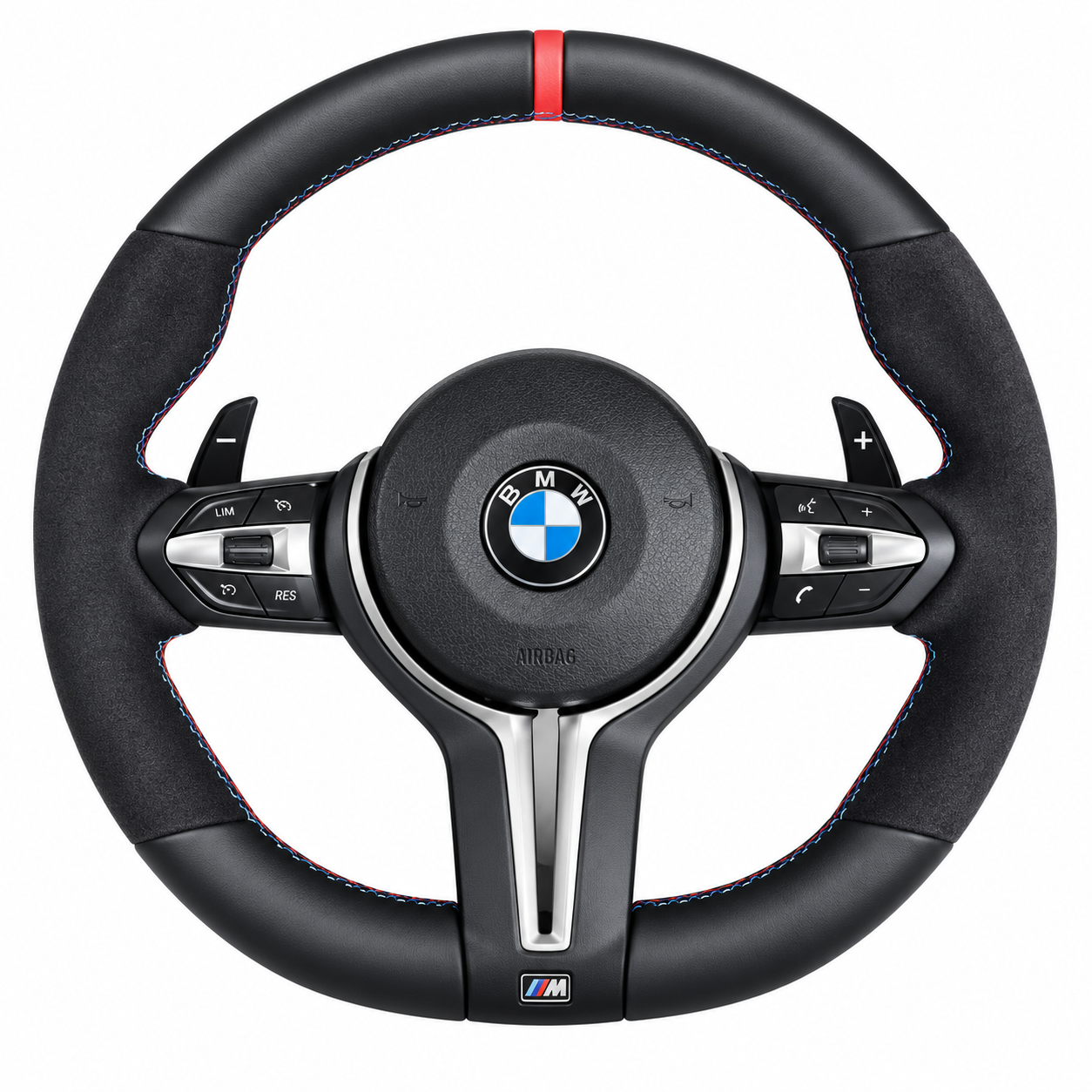 BMW Half Suede Steering Wheel