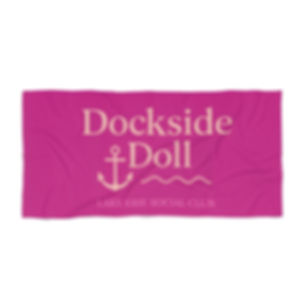 Dockside Doll Beach Towel – Lake Erie Social Club