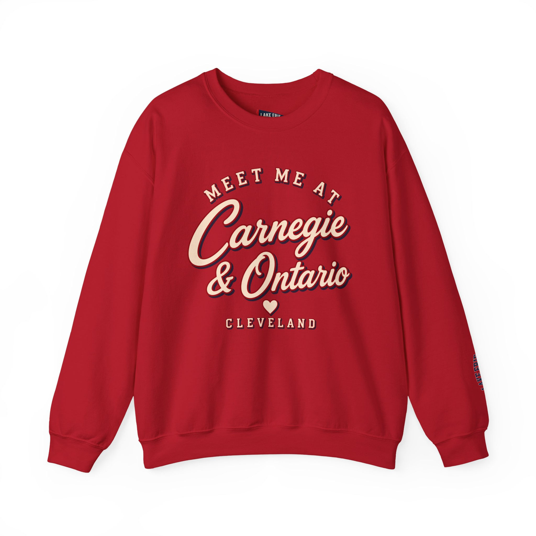 Meet Me at Carnegie & Ontario | Vintage Cleveland Baseball Sweatshirt