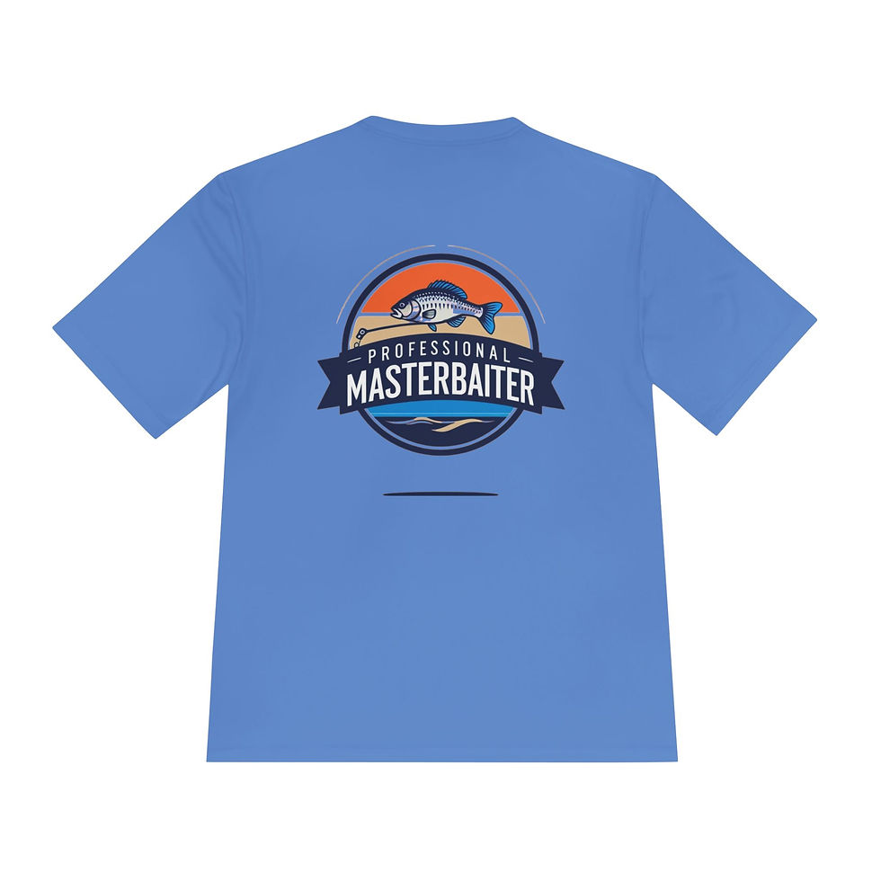 Thumbnail: Professional MasterBaiter Fishing Hooked Moisture-Wick Tee – Multiple Colors