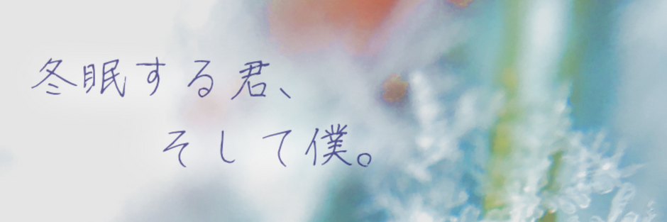 冬眠する君、そして僕。