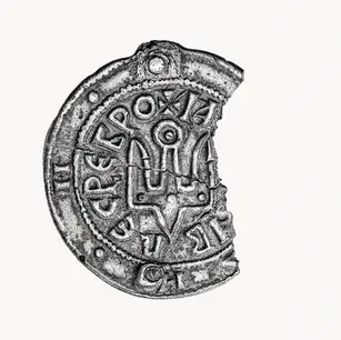 Drawing of silver coin 