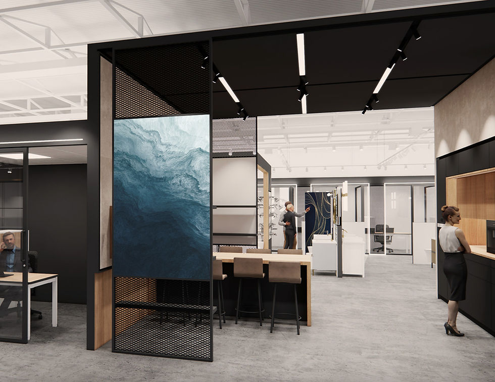 Design Center in a showroom