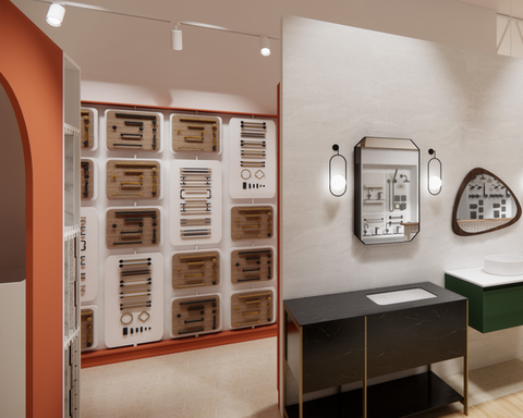 SH hardware displays offer a number of dynamic ways to engage shoppers searching for the perfect accessories for their kitchens and bathrooms.