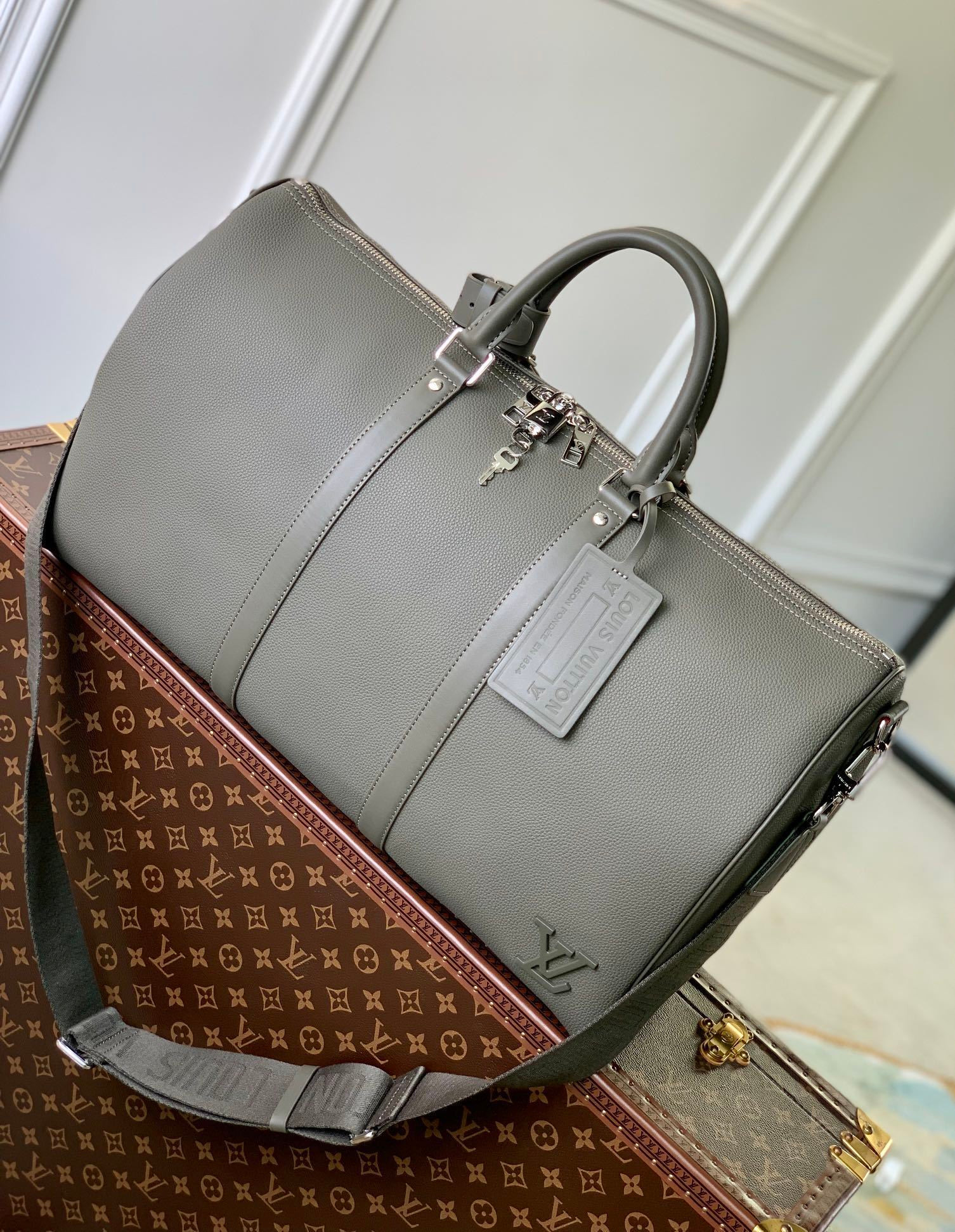 Keepall Bandoulière Aerogram 50 - Moss Green