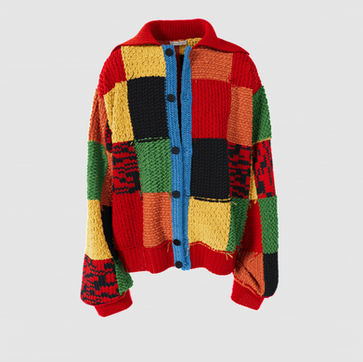 Recreation of Harry Styles cardigan by Jesus Fernandez & Nell Lloyd-Malcolm 