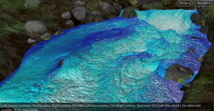 River and Bridge - goldrays and lighting