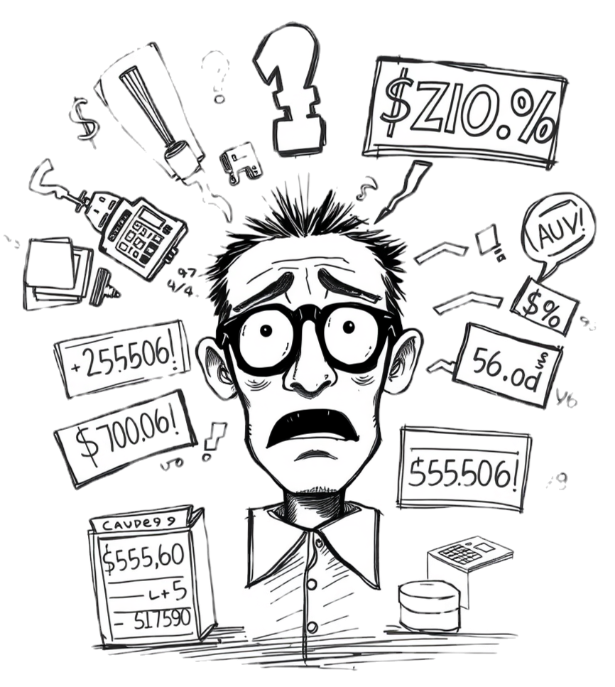 Artist going crazy with all info about pricing