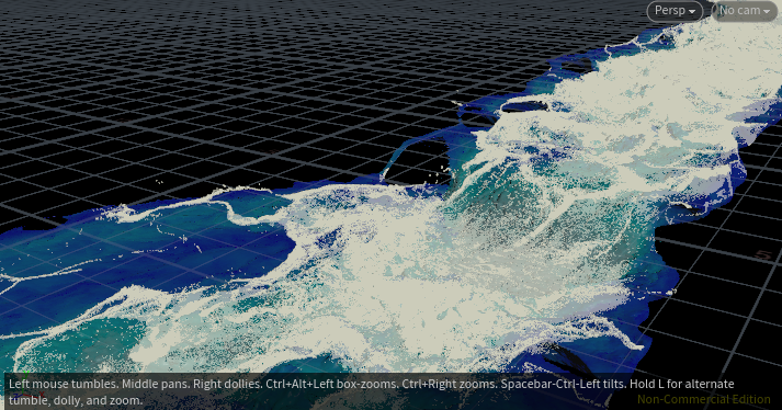 River Bridge - Godrays and Lighting process and white water details