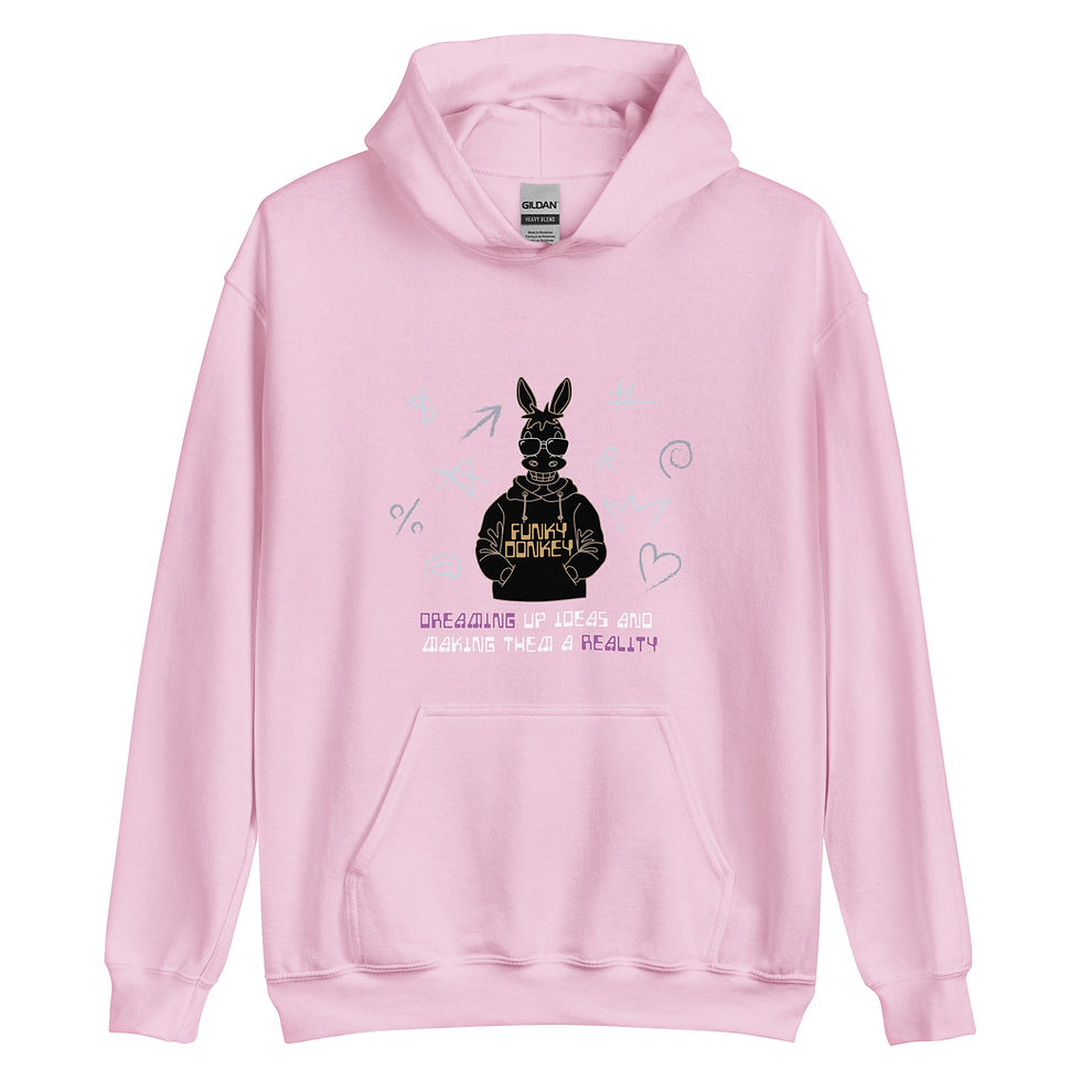 サムネイル： Funky Donkey Hoodie on Hoodie