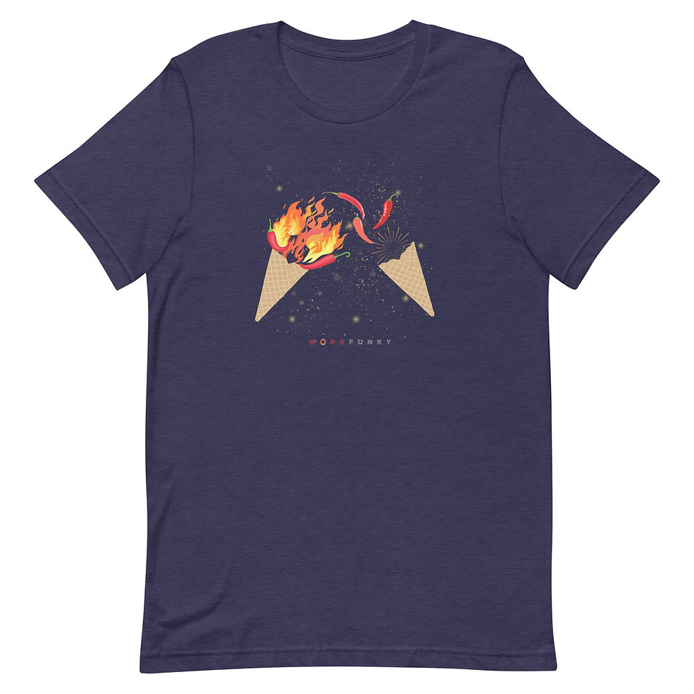 Thumbnail: Red Hot Chili Ice Cream T (Cone - Torch) - Unisex