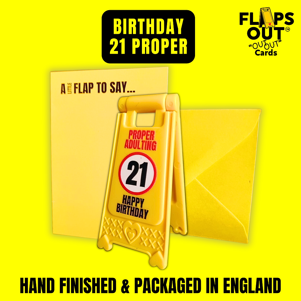 Thumbnail: AGE B'DAY CARD AND FLAP