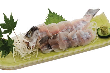 山女の塩焼き