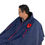 Thumbnail: Polartec® Poncho - Navy Blue and Red