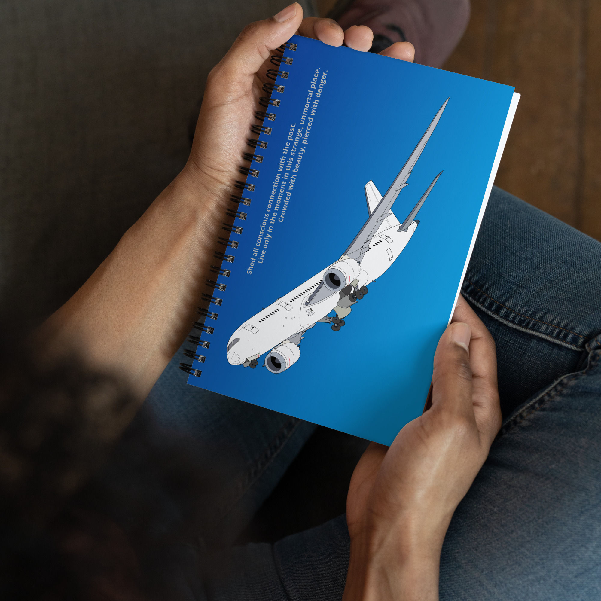 B787 Spiral notebook