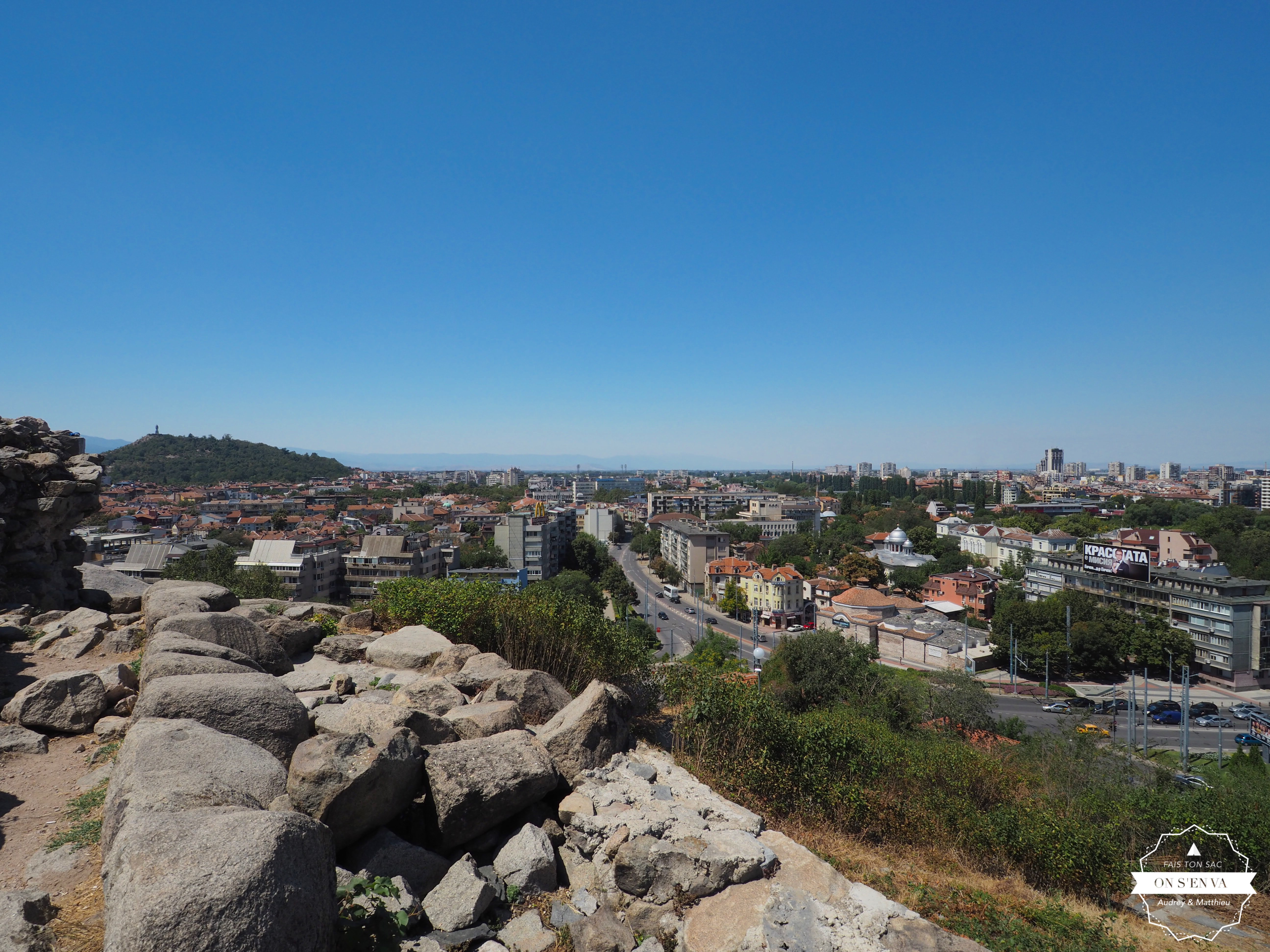 Vue de la ville moderne, Plovdiv