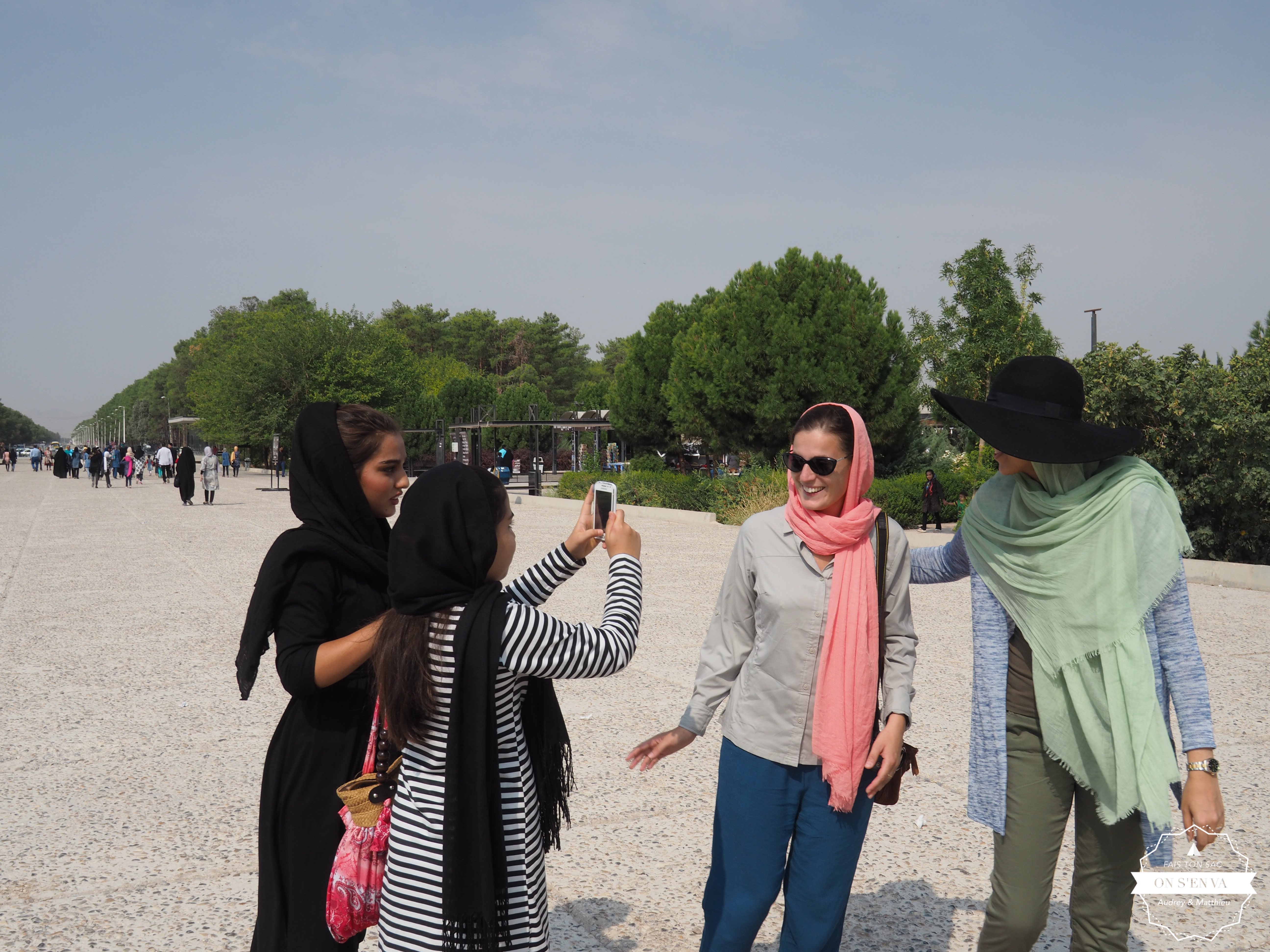 En arrivant à Persepolis