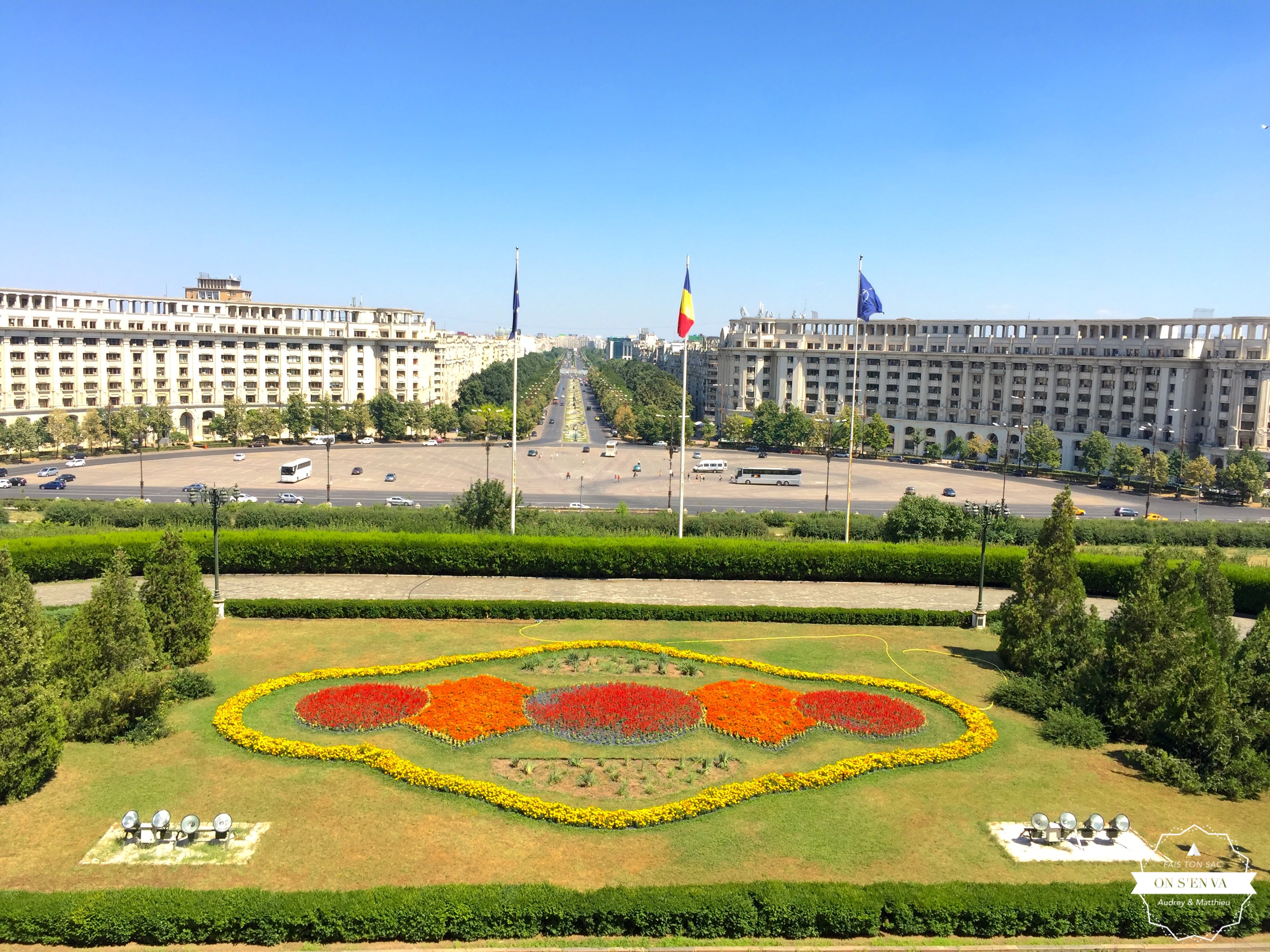 La vue depuis la terrasse du palais