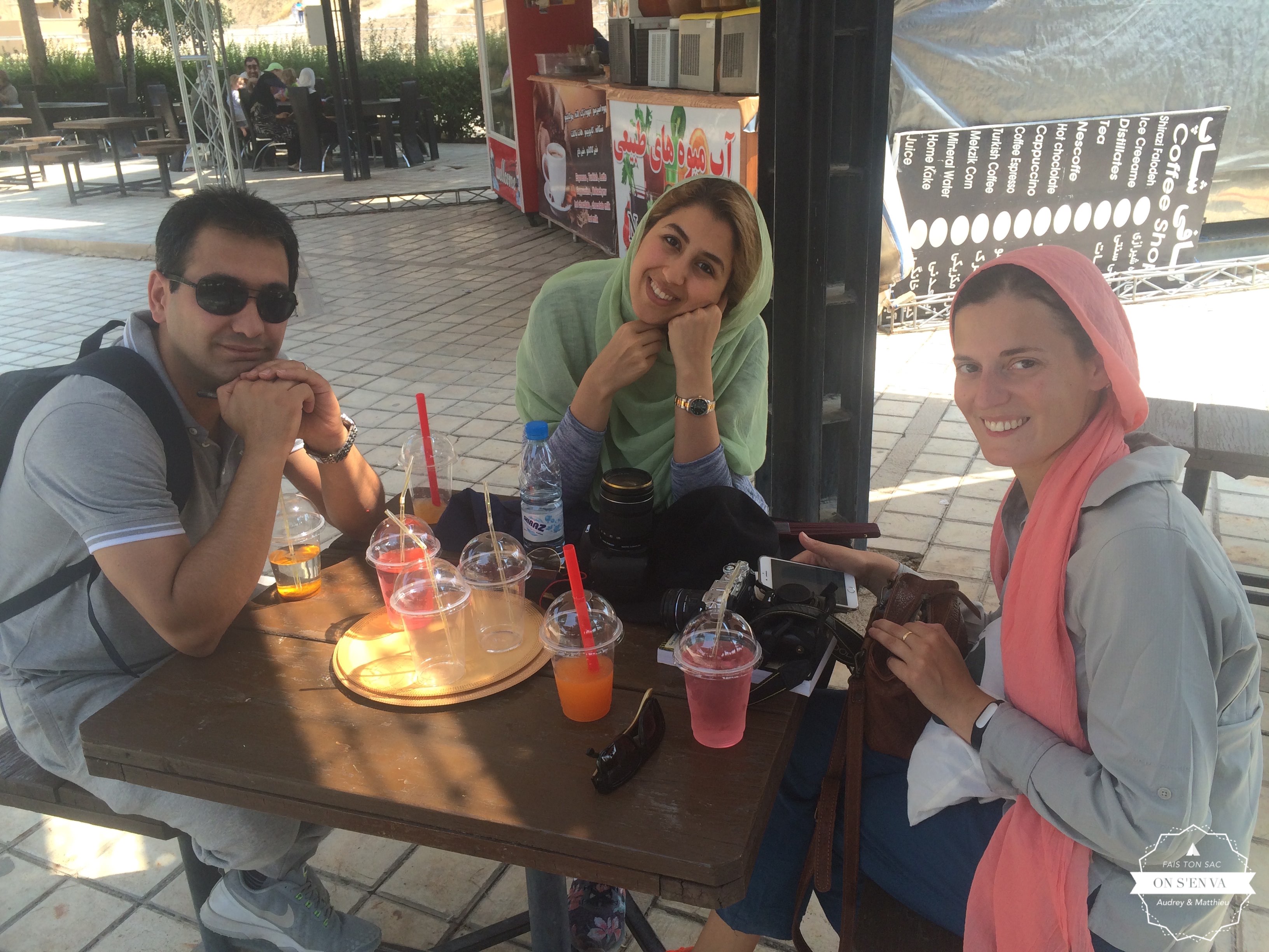 Petite pause pendant la visite