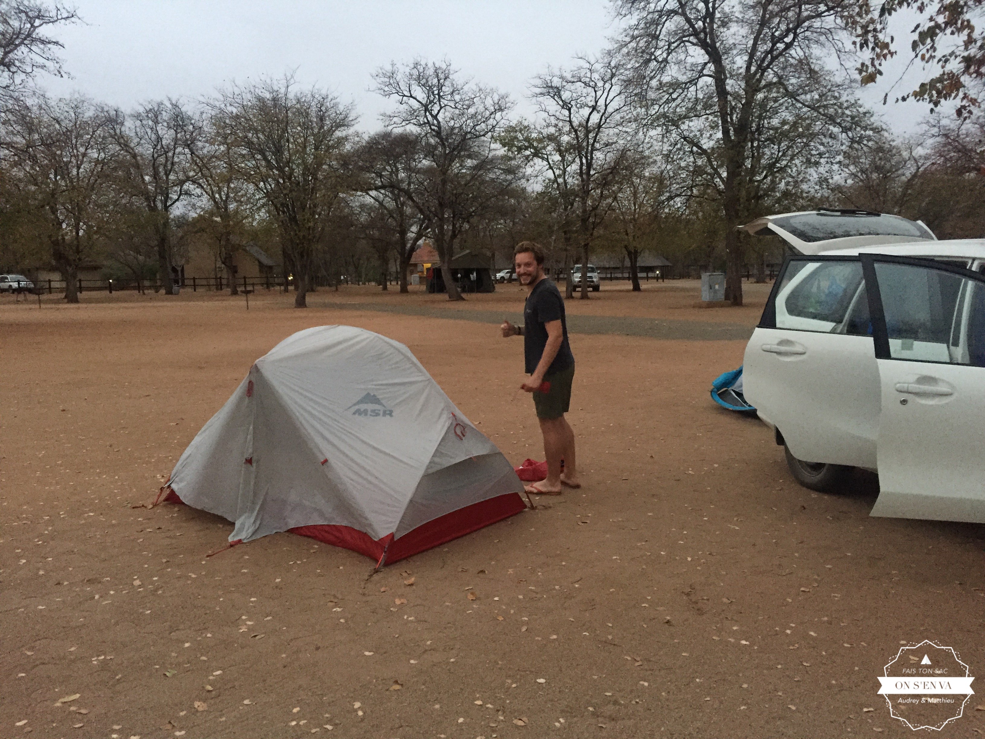 Premier réveil au Kruger