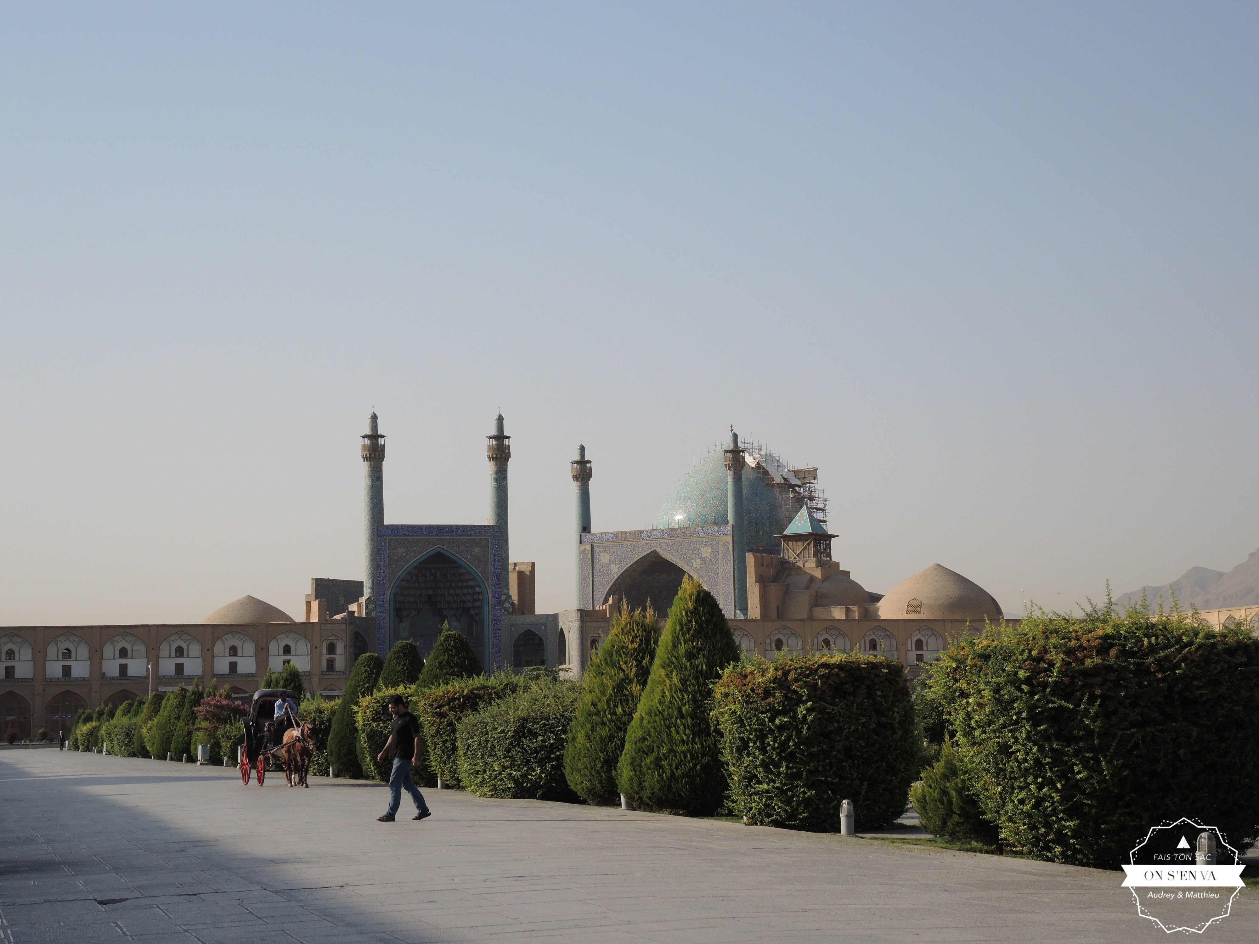 Début de journée à Naqsh-e-Jahan