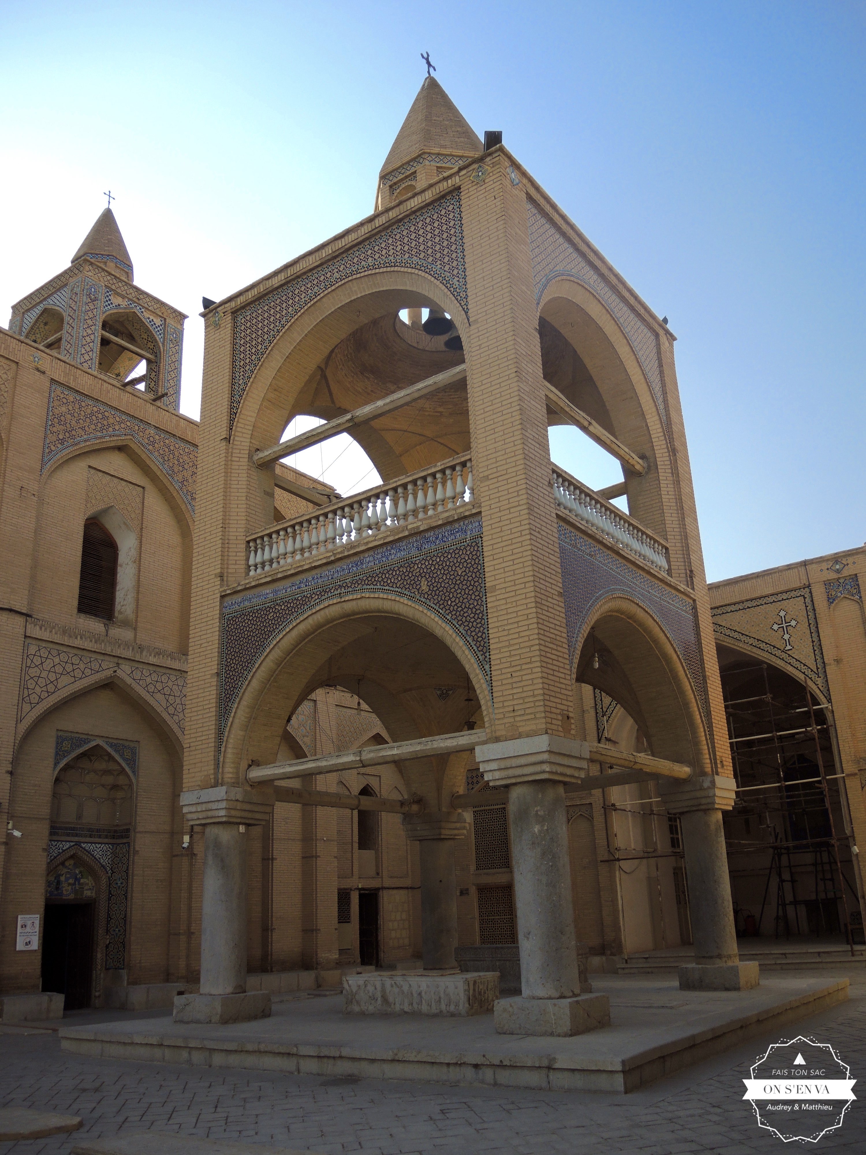 L'entrée de l'église arménienne