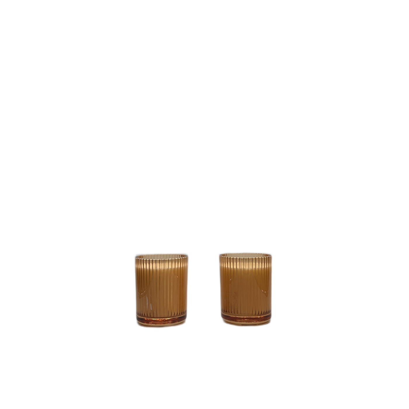 BOUGIE EN VERRE STRIÉ