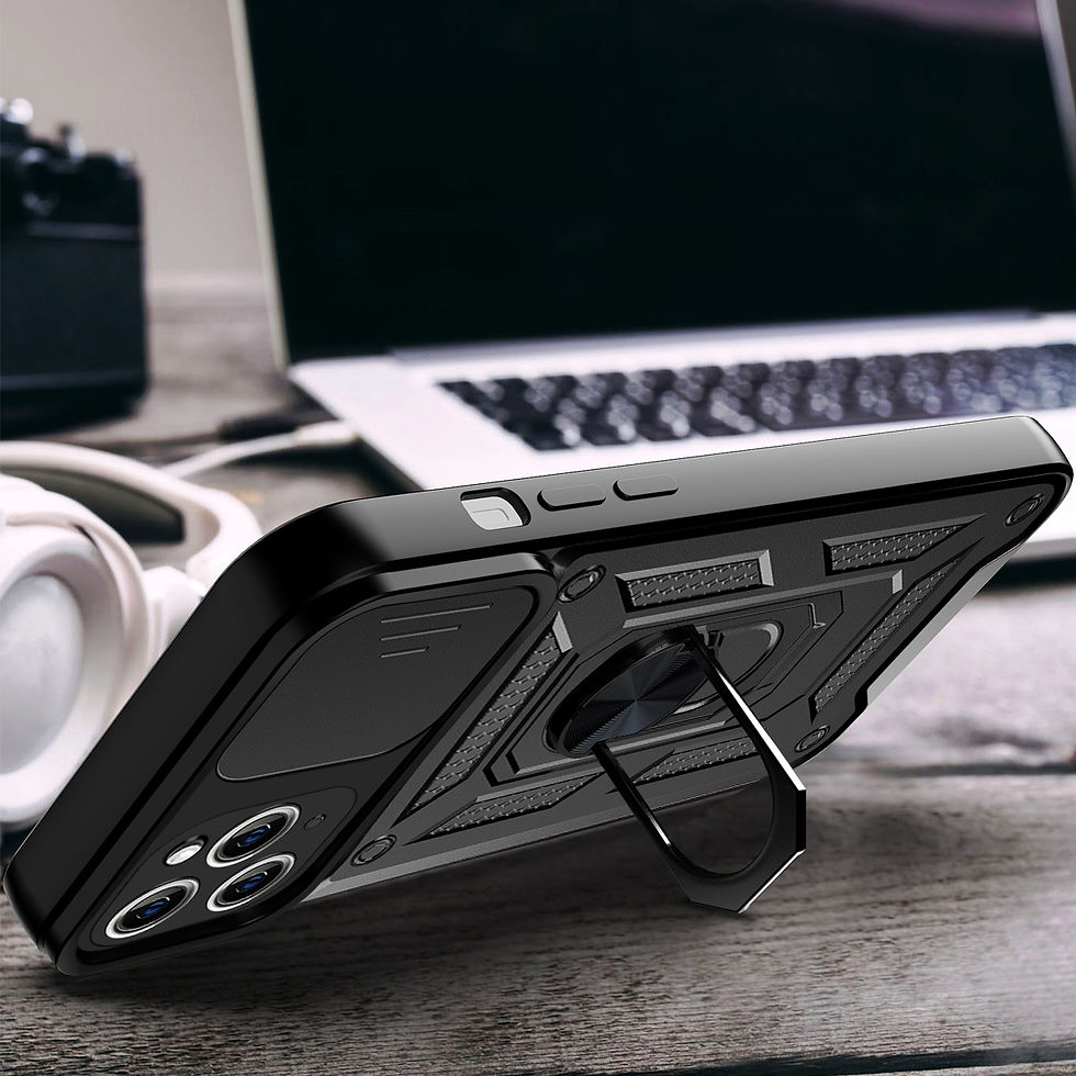 Miniatura: Funda protectora a prueba de golpes para iPhone 15, 14, 13, 12, 11 Pro Max, mini soporte para coche