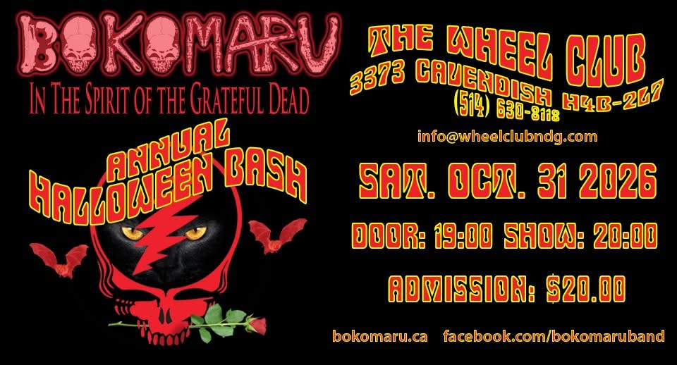 Grateful Dead Tribute - Bokomaru - Halloween Bash
