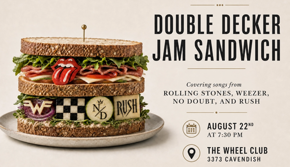 DOUBLE DECKER JAM SANDWICH - Live at Montreal's Legendary Wheel Club