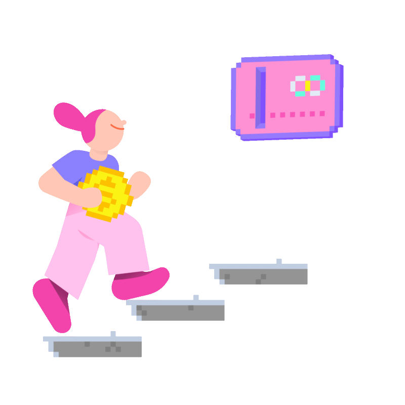 8bit-woman-putting-money-in-a-digital-wallet.gif