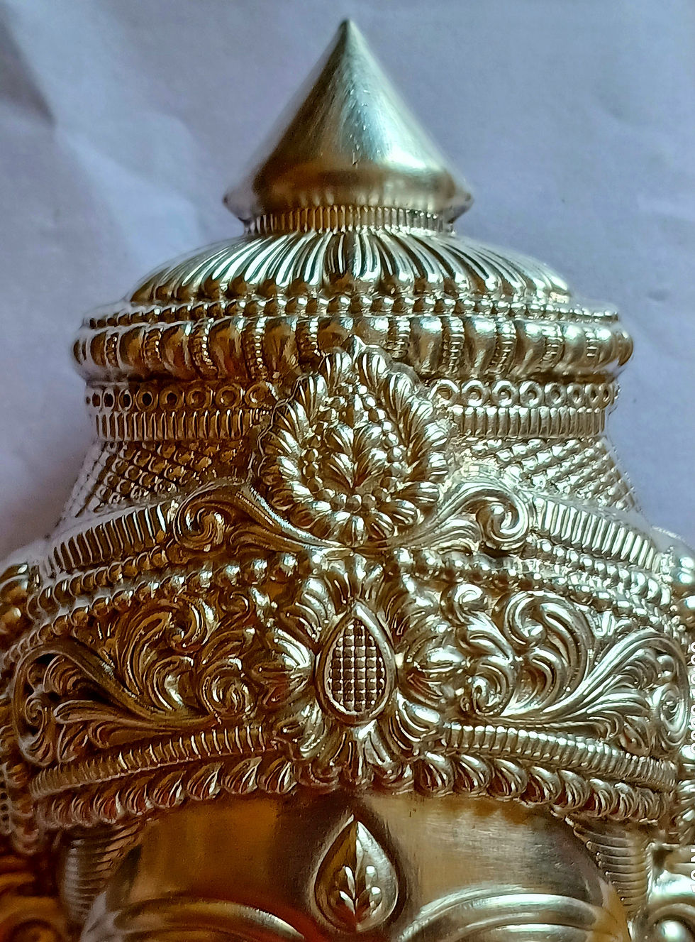 Thumbnail: Dakshin Cult's 925 Silver Goddess Gauri/ Gowri/ Vara Mahalakshmi Mukhavada