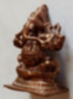Thumbnail: Dakshin Cult's Copper Lord Ganesh/ Vinayaka/ Pillayar Idol, 1.4 Inches